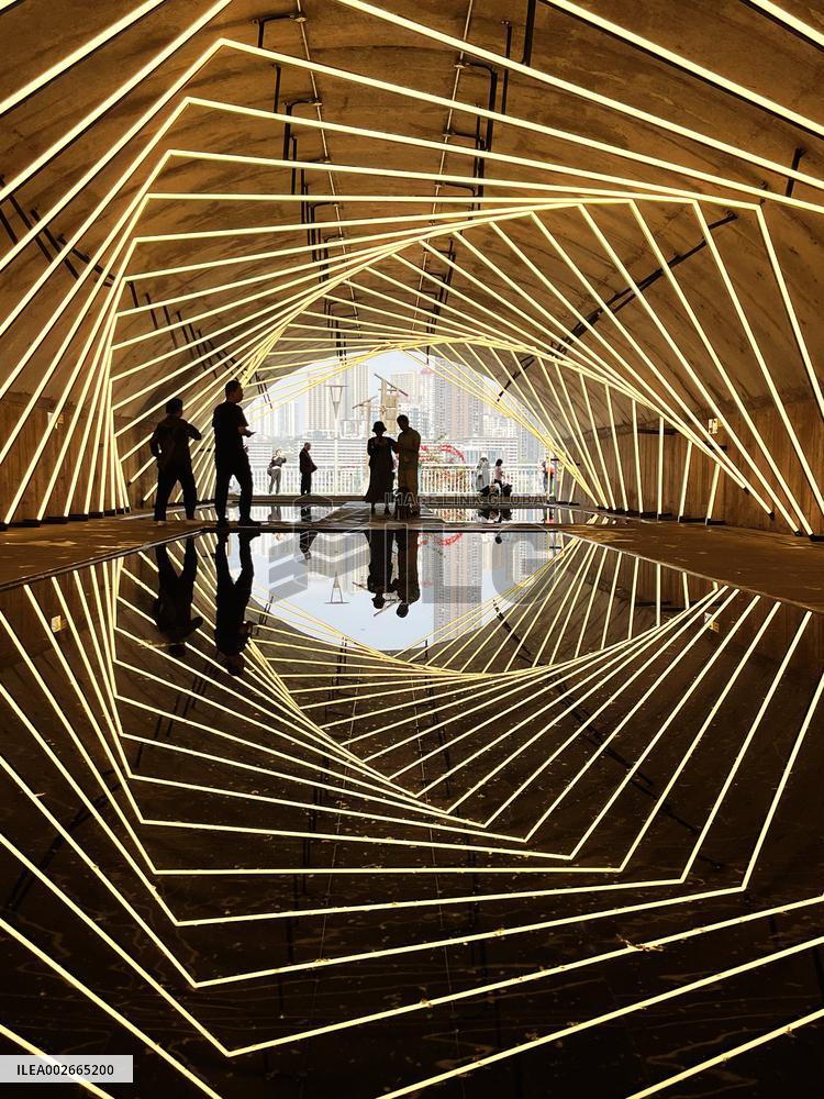 Time Space Tunnel in Bridge Cave in Chongqing
