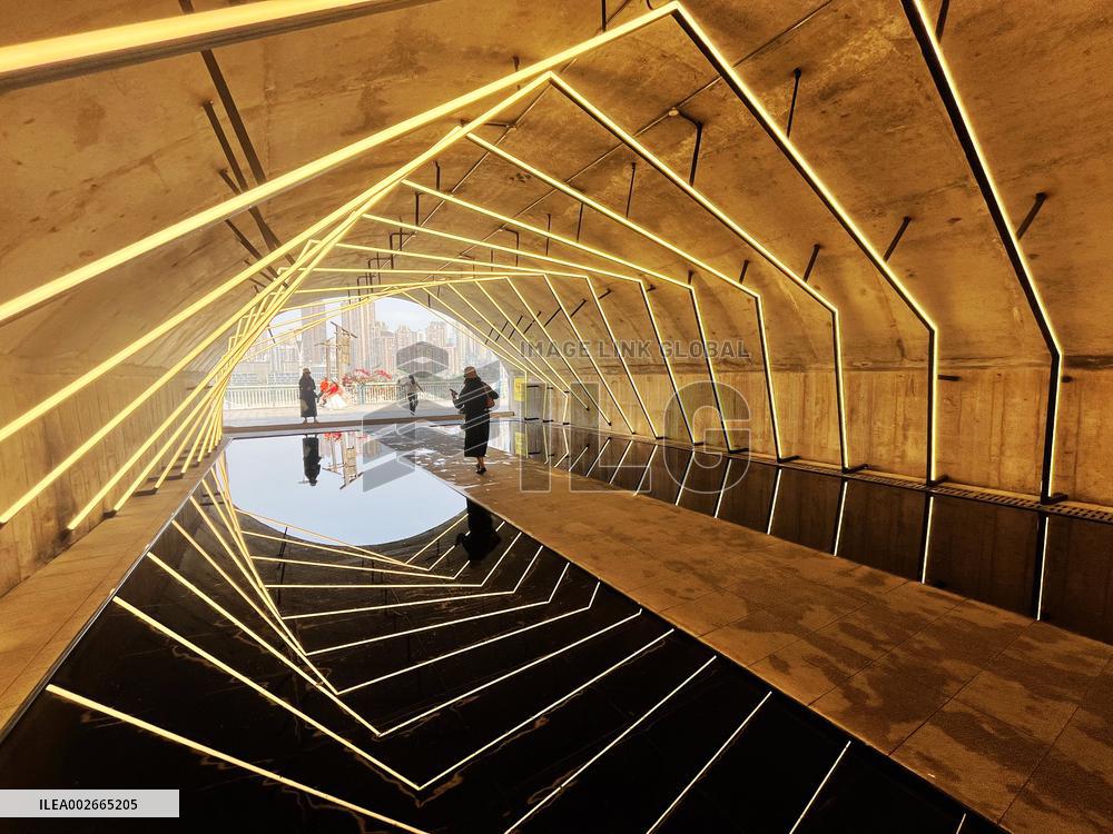Time Space Tunnel in Bridge Cave in Chongqing