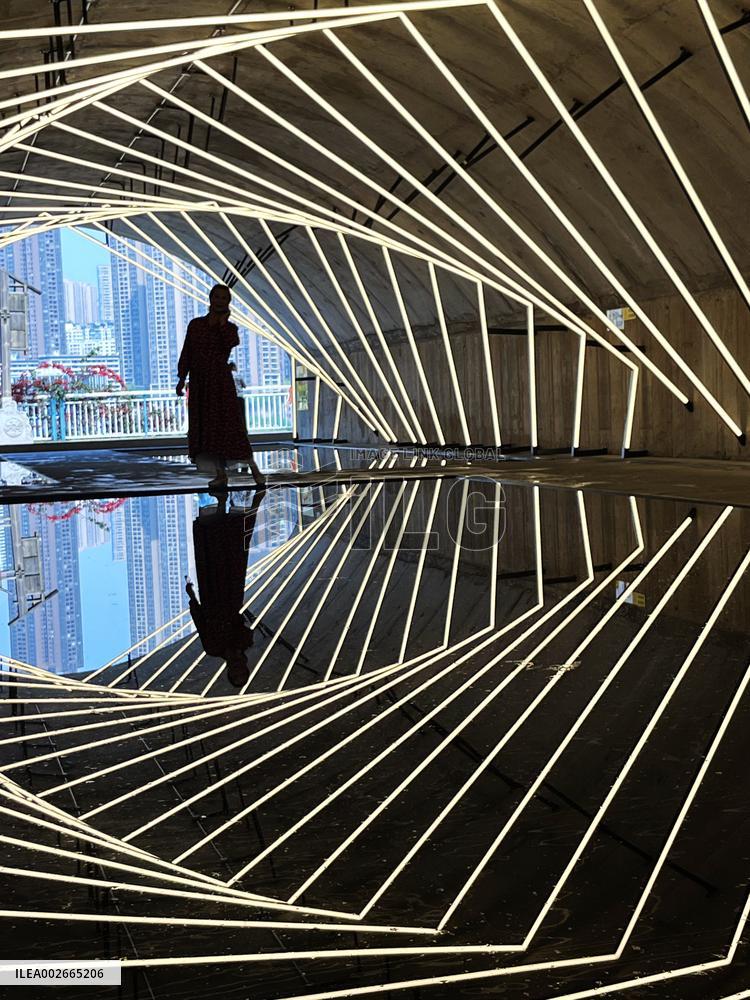 Time Space Tunnel in Bridge Cave in Chongqing