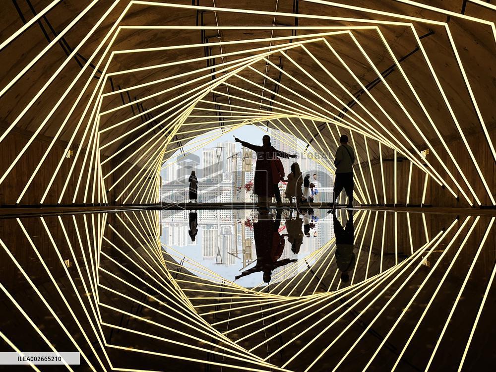 Time Space Tunnel in Bridge Cave in Chongqing