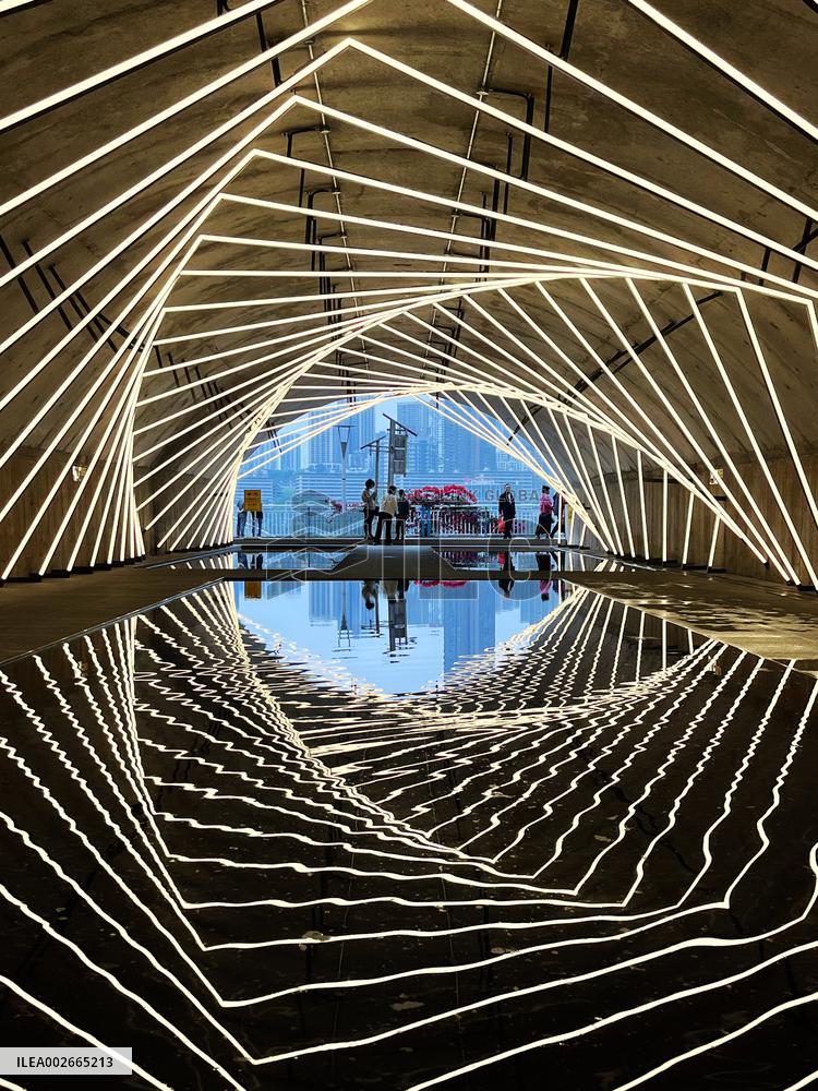 Time Space Tunnel in Bridge Cave in Chongqing