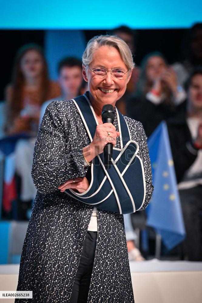 Need For Europe Campaign Meeting Of French Ruling Party Renaissance