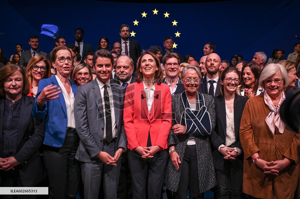 Need For Europe Campaign Meeting Of French Ruling Party Renaissance