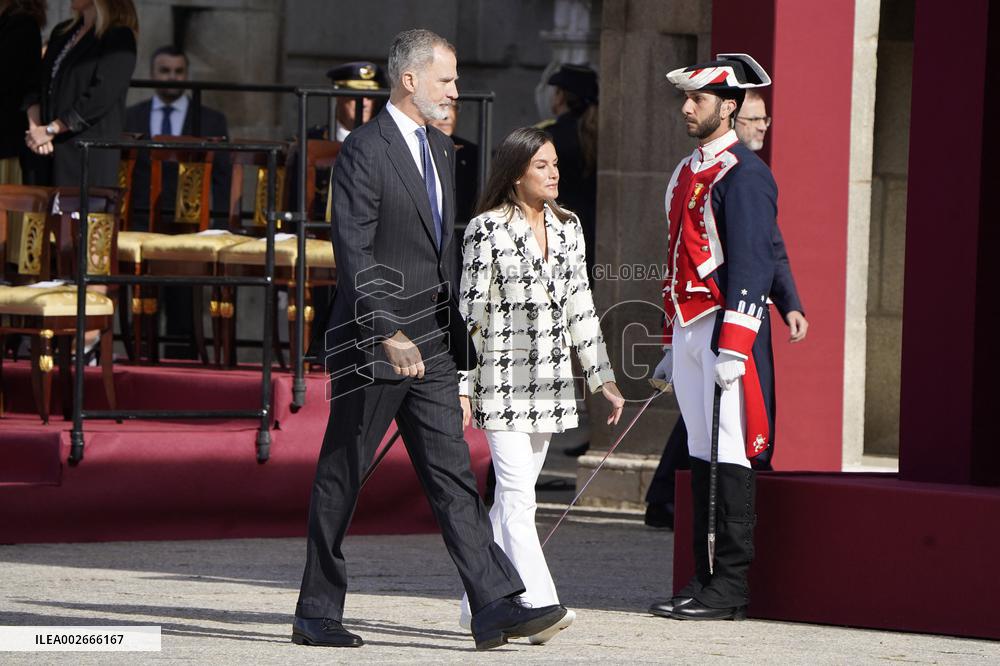 Royals At Preside Over The Bicentenary Of The National Police - Madrid