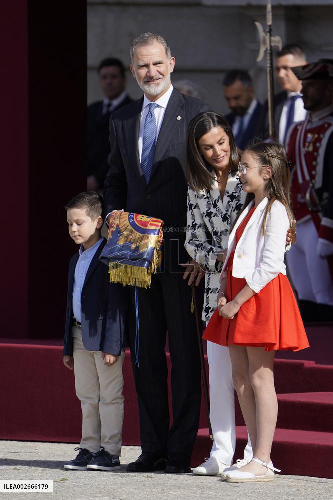Royals At Preside Over The Bicentenary Of The National Police - Madrid