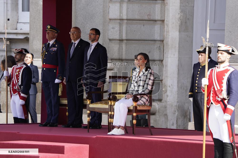 Royals At Preside Over The Bicentenary Of The National Police - Madrid