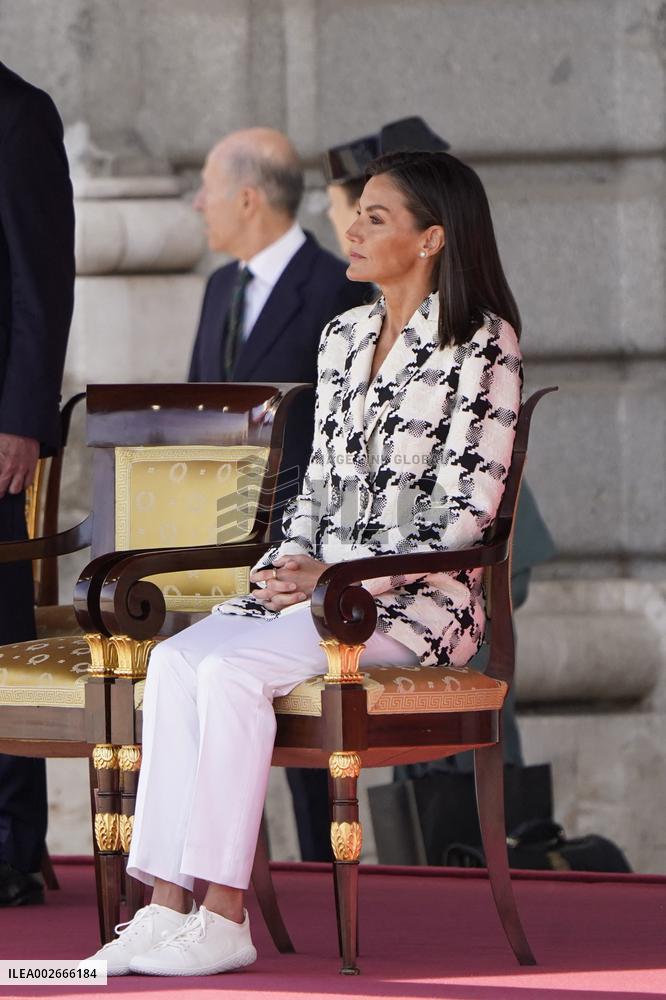 Royals At Preside Over The Bicentenary Of The National Police - Madrid