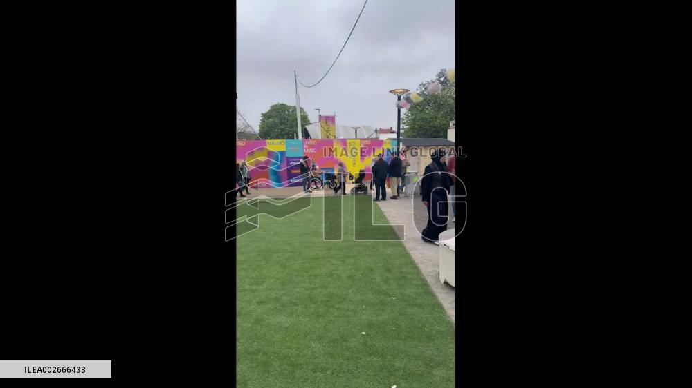 Sweden: Pro-Palestine Demonstrators Protest At Eurovision Village Ahead Of Semi-Finals In Malmo 2