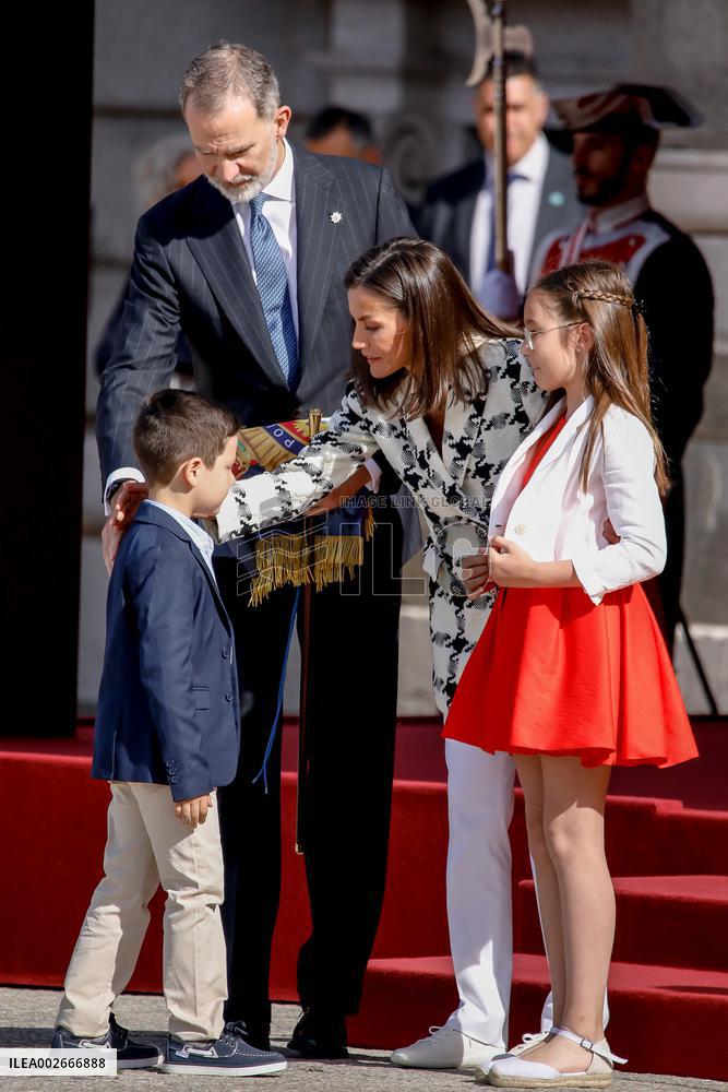 Royals At Preside Over The Bicentenary Of The National Police - Madrid