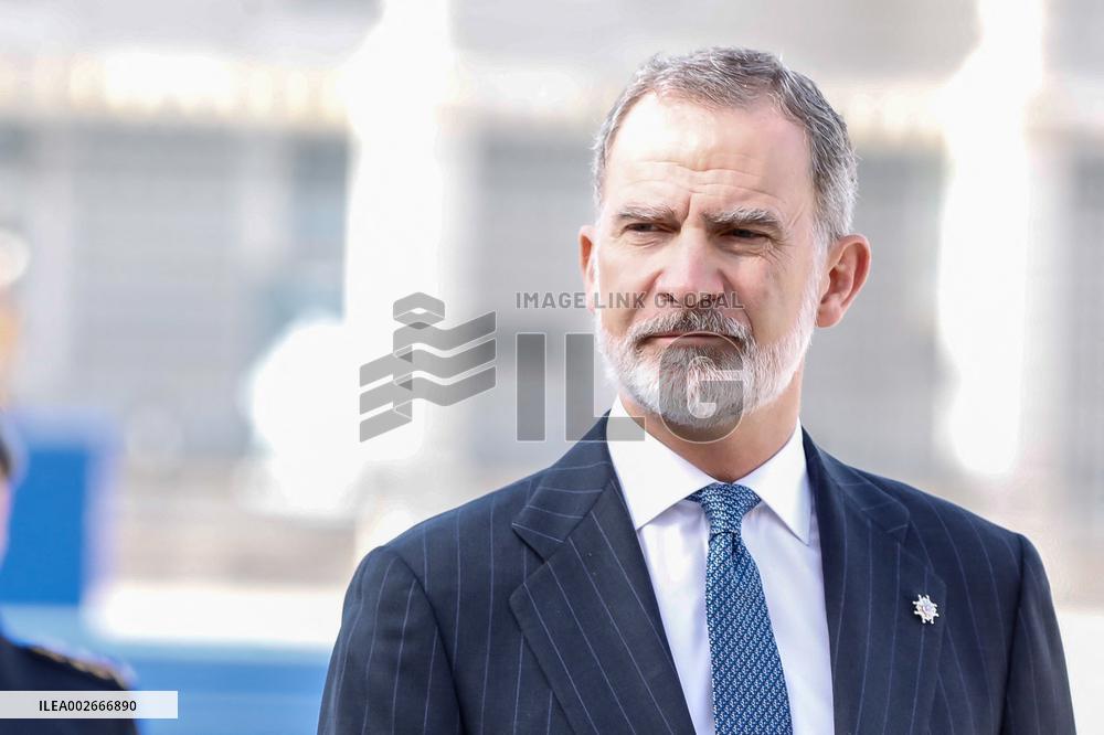 Royals At Preside Over The Bicentenary Of The National Police - Madrid