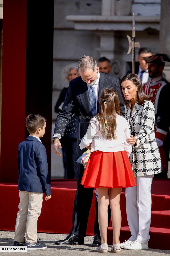 Royals At Preside Over The Bicentenary Of The National Police - Madrid