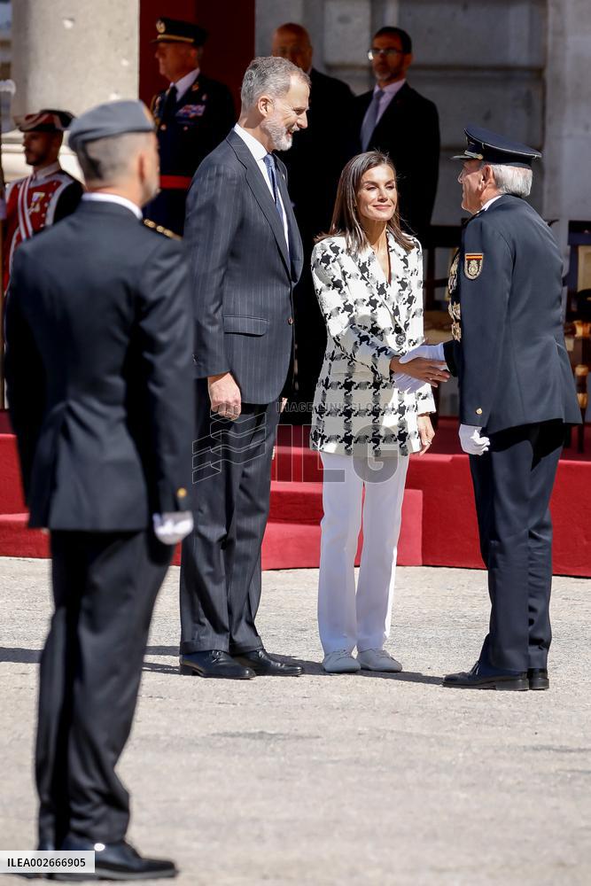 Royals At Preside Over The Bicentenary Of The National Police - Madrid