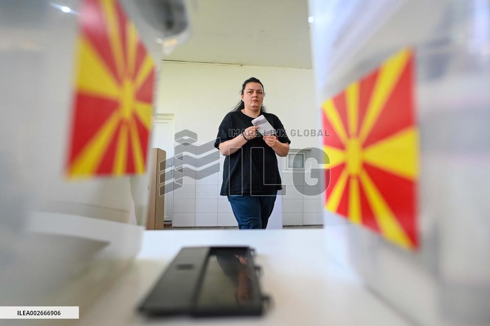 NORTH MACEDONIA-SKOPJE-PARLIAMENTARY AND PRESIDENTIAL ELECTIONS-VOTE