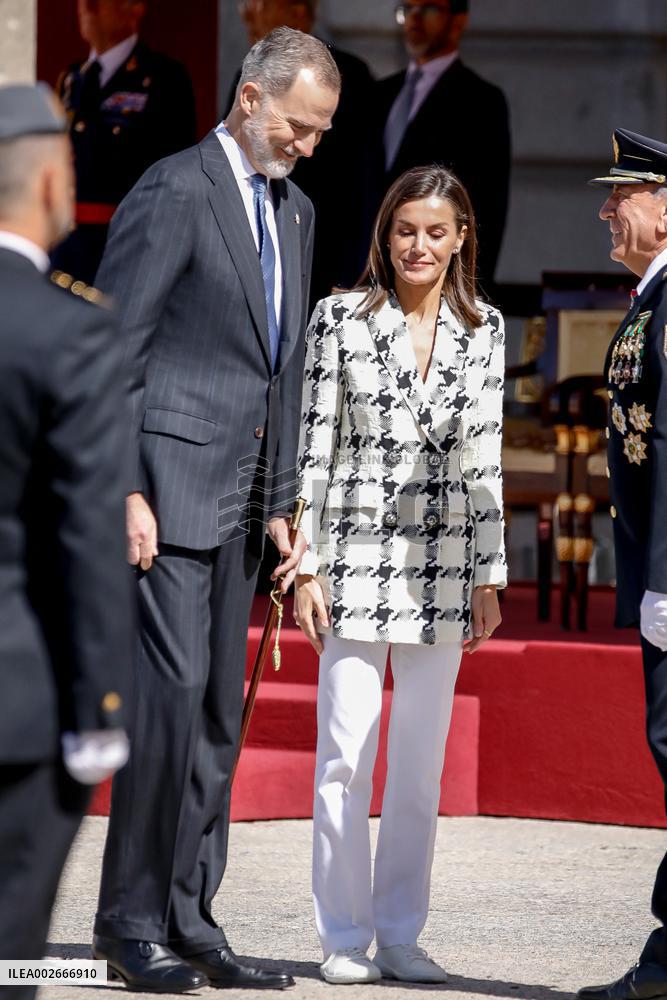 Royals At Preside Over The Bicentenary Of The National Police - Madrid