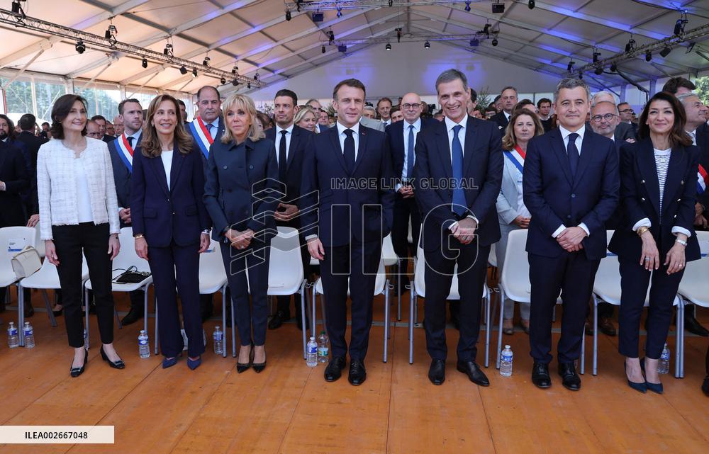 President Macron Inaugurates TANGRAM Centre - Marseile