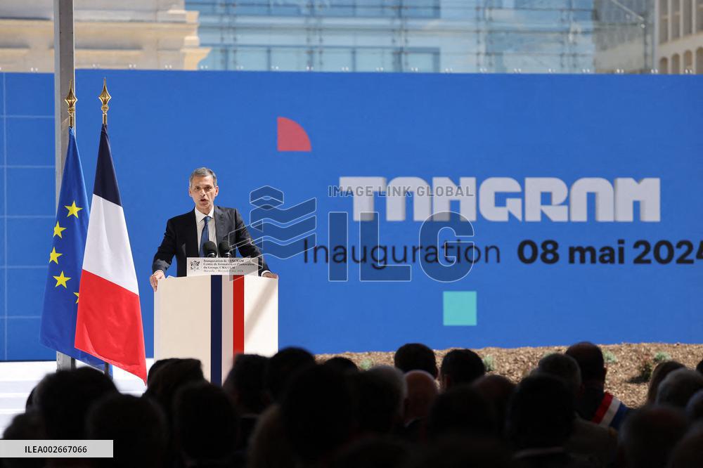 President Macron Inaugurates TANGRAM Centre - Marseile