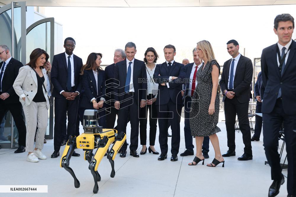 President Macron Inaugurates TANGRAM Centre - Marseile