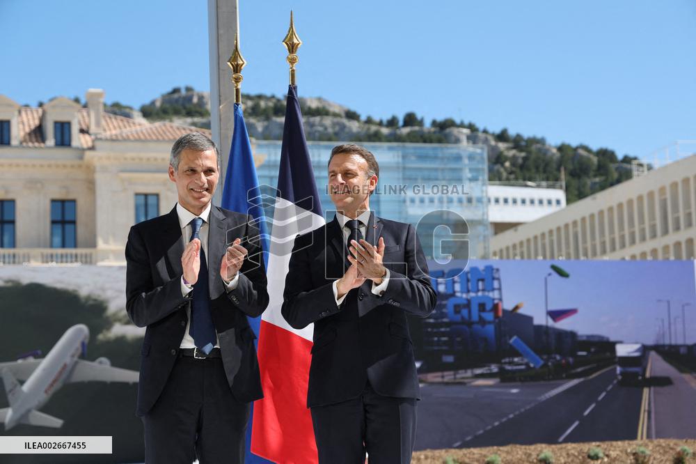 President Macron Inaugurates TANGRAM Centre - Marseile