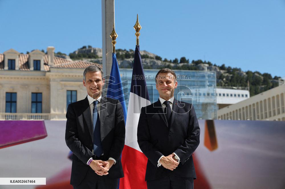 President Macron Inaugurates TANGRAM Centre - Marseile