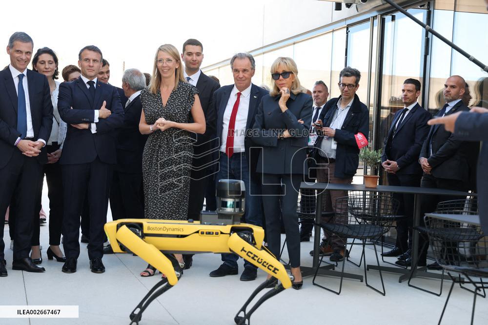 President Macron Inaugurates TANGRAM Centre - Marseile