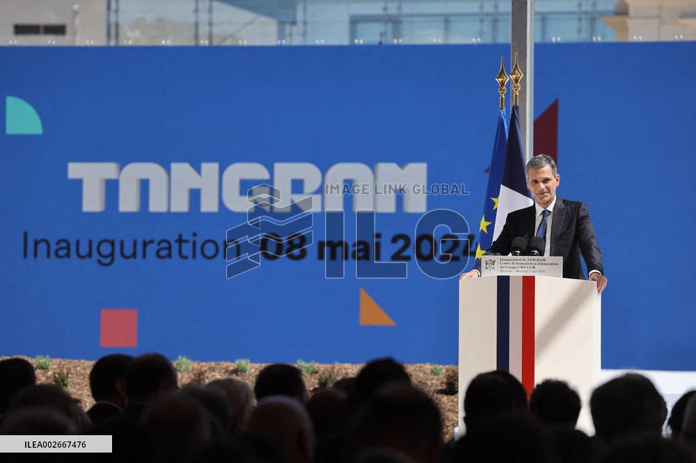 President Macron Inaugurates TANGRAM Centre - Marseile