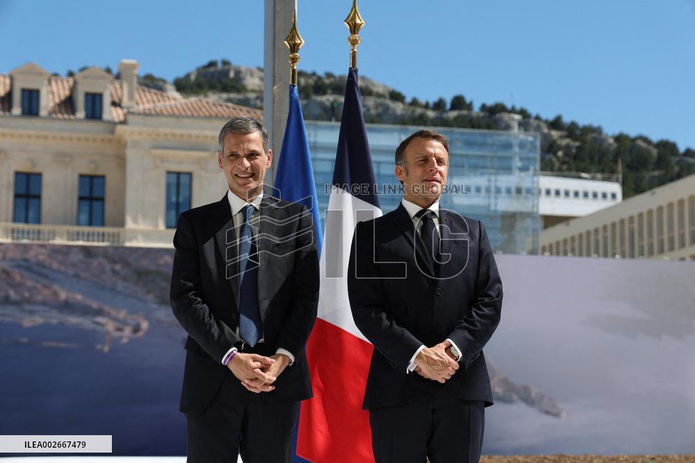 President Macron Inaugurates TANGRAM Centre - Marseile