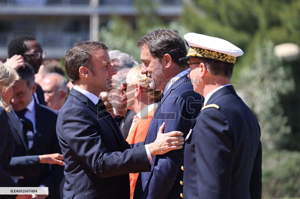 President Macron Inaugurates TANGRAM Centre - Marseile