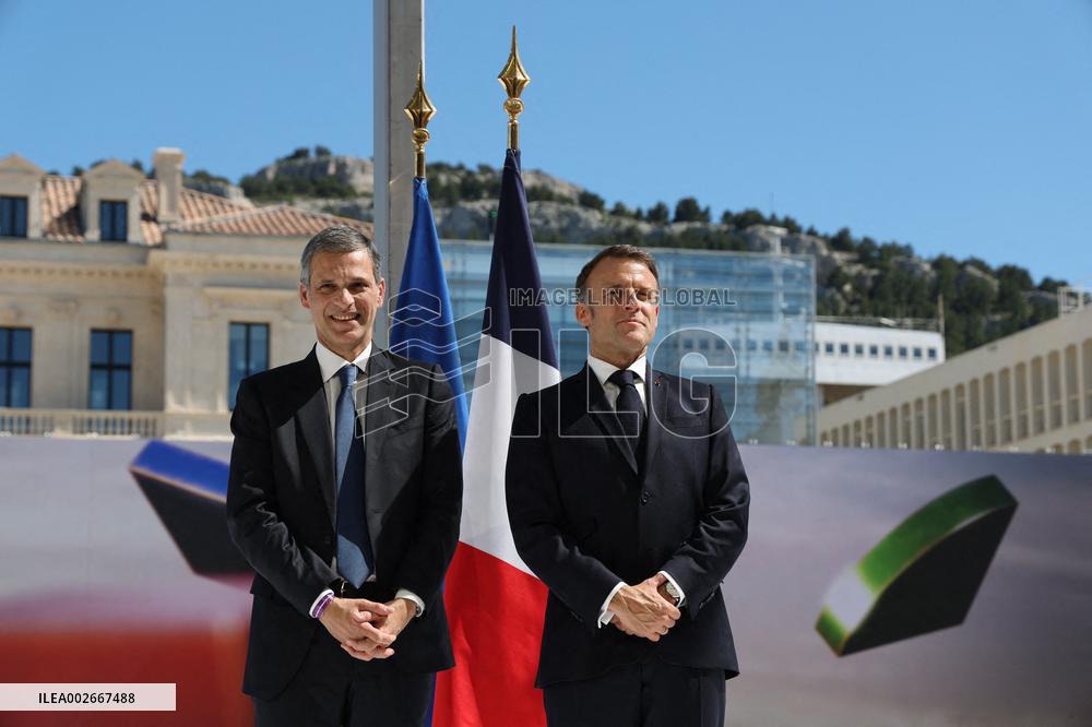 President Macron Inaugurates TANGRAM Centre - Marseile