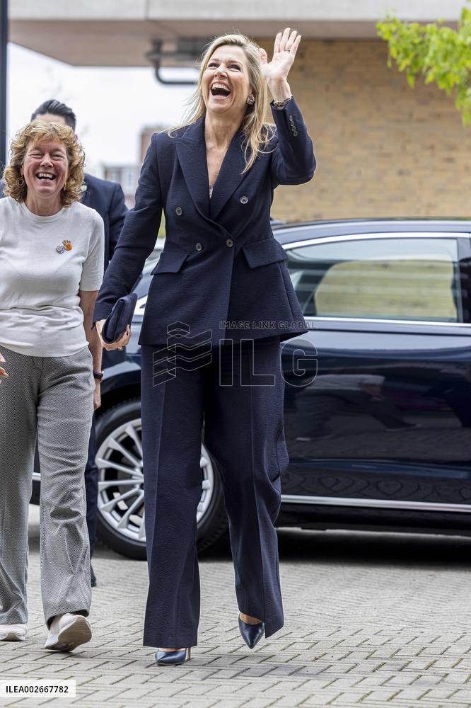 Queen Maxima Visit To The Oranje Huis - Almere