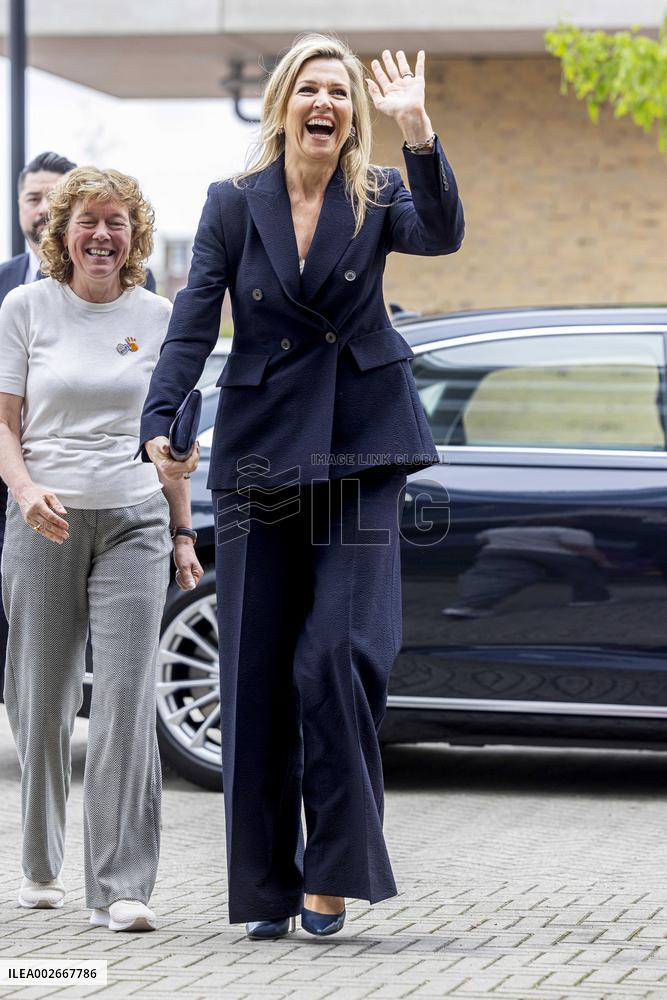 Queen Maxima Visit To The Oranje Huis - Almere