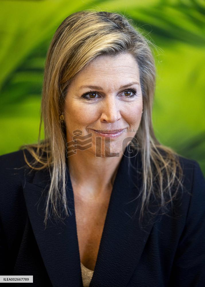 Queen Maxima Visit To The Oranje Huis - Almere