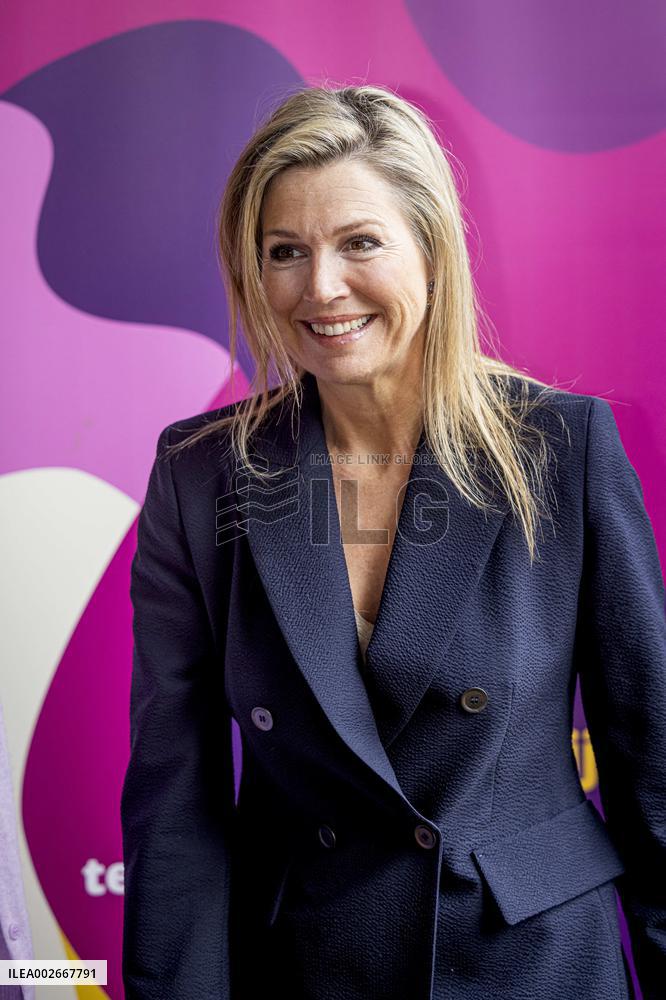 Queen Maxima Visit To The Oranje Huis - Almere