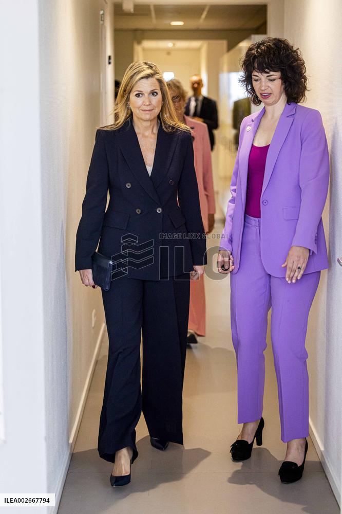 Queen Maxima Visit To The Oranje Huis - Almere