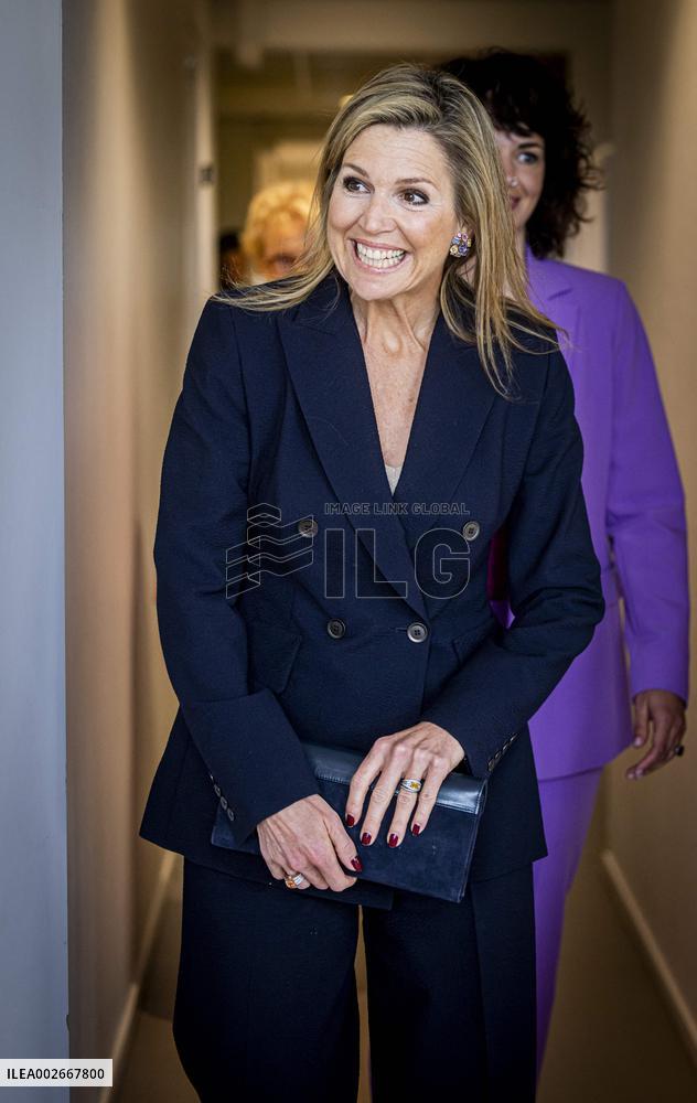 Queen Maxima Visit To The Oranje Huis - Almere