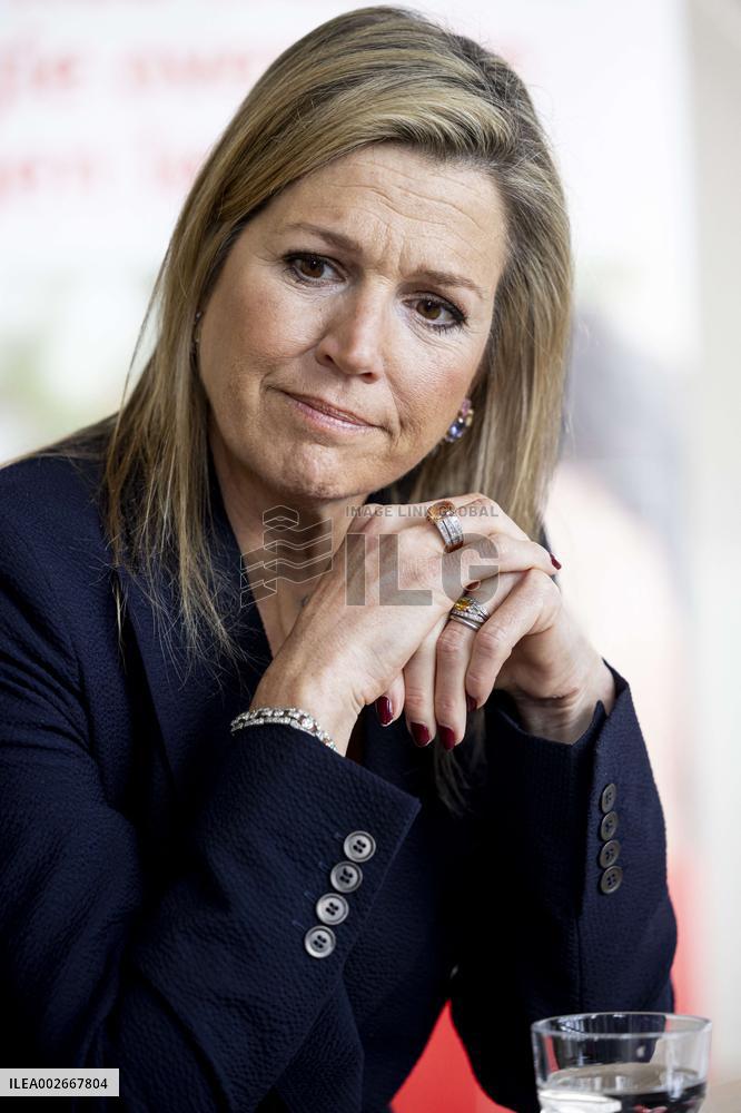 Queen Maxima Visit To The Oranje Huis - Almere