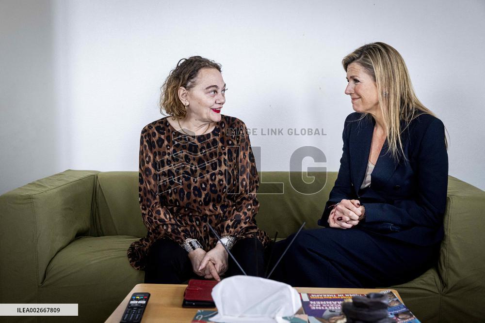 Queen Maxima Visit To The Oranje Huis - Almere