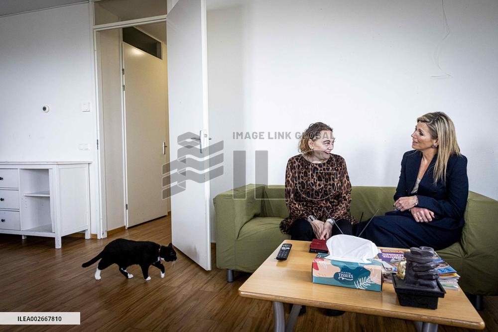 Queen Maxima Visit To The Oranje Huis - Almere