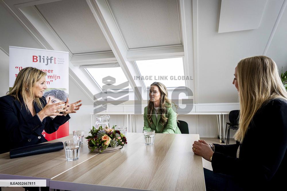 Queen Maxima Visit To The Oranje Huis - Almere