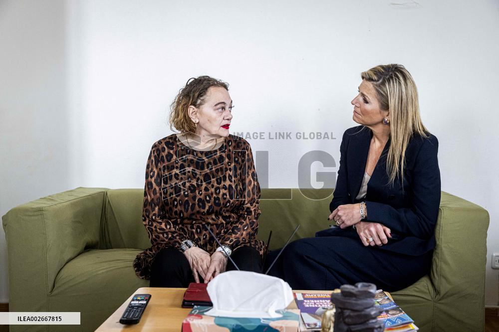 Queen Maxima Visit To The Oranje Huis - Almere