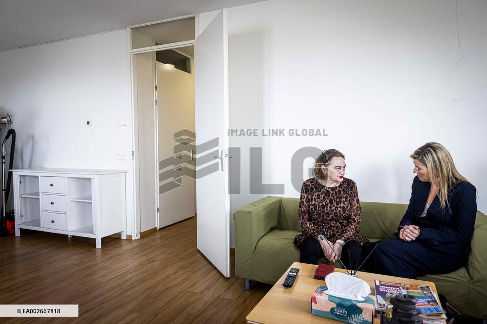 Queen Maxima Visit To The Oranje Huis - Almere