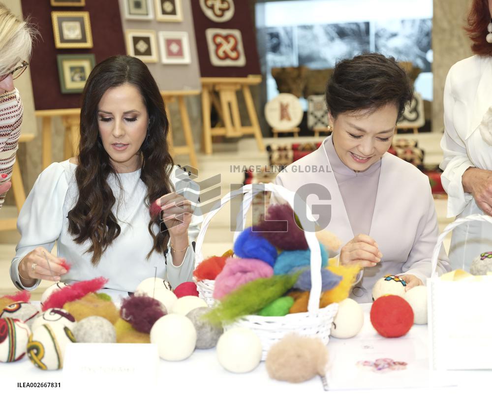 SERBIA-BELGRADE-PENG LIYUAN-TAMARA VUCIC-NATIONAL MUSEUM OF SERBIA-VISIT