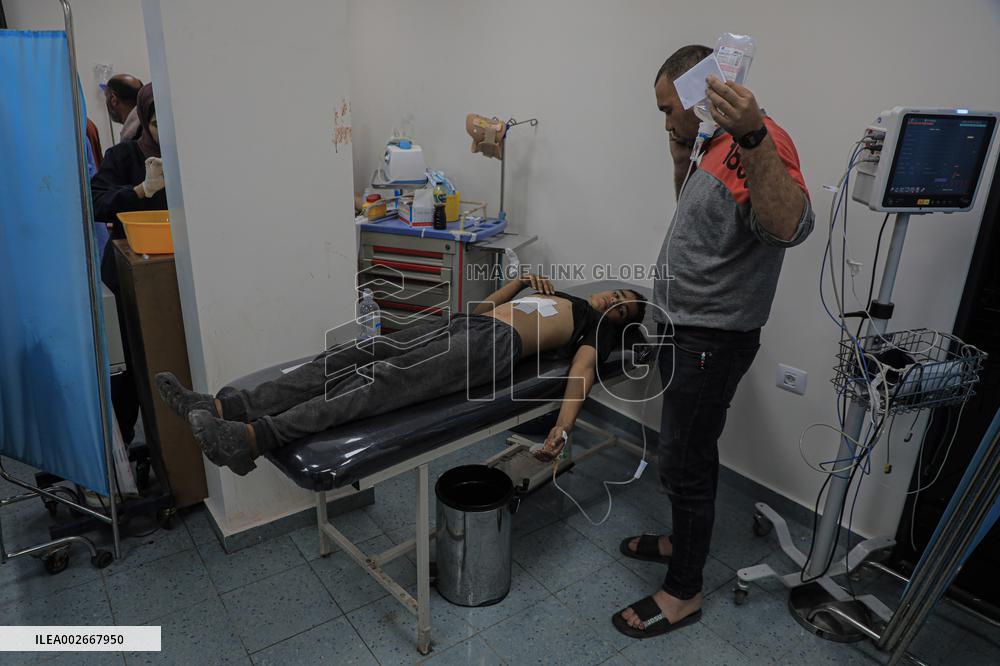 MIDEAST-GAZA-RAFAH-INJURED PEOPLE