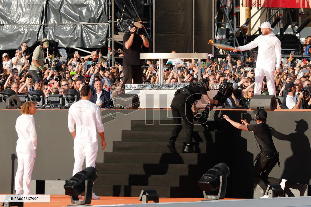 Arrival of the Olympic Flame in Marseille