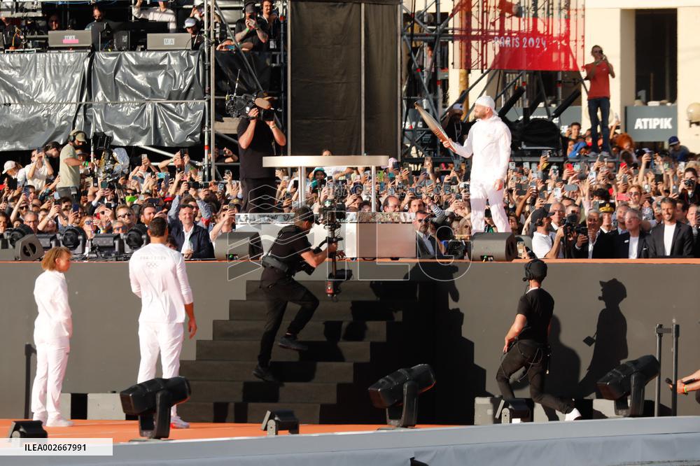 Arrival of the Olympic Flame in Marseille