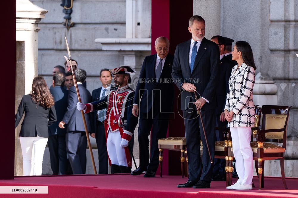 Royals At Preside Over The Bicentenary Of The National Police - Madrid