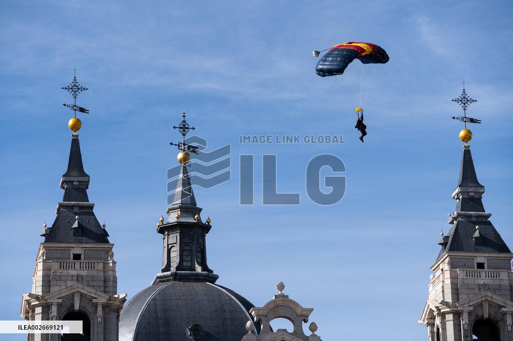 Royals At Preside Over The Bicentenary Of The National Police - Madrid