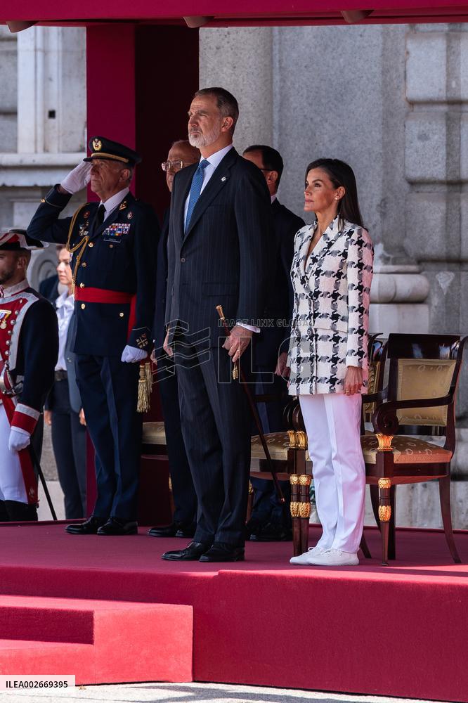 Royals At Preside Over The Bicentenary Of The National Police - Madrid