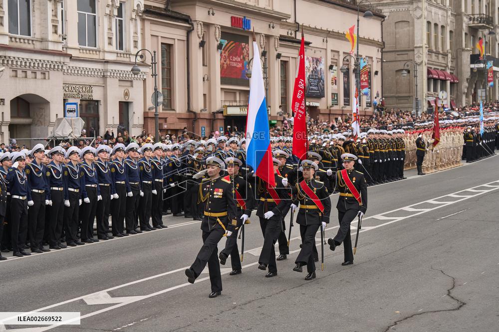 RUSSIA-VLADIVOSTOK-VICTORY DAY-PARADE