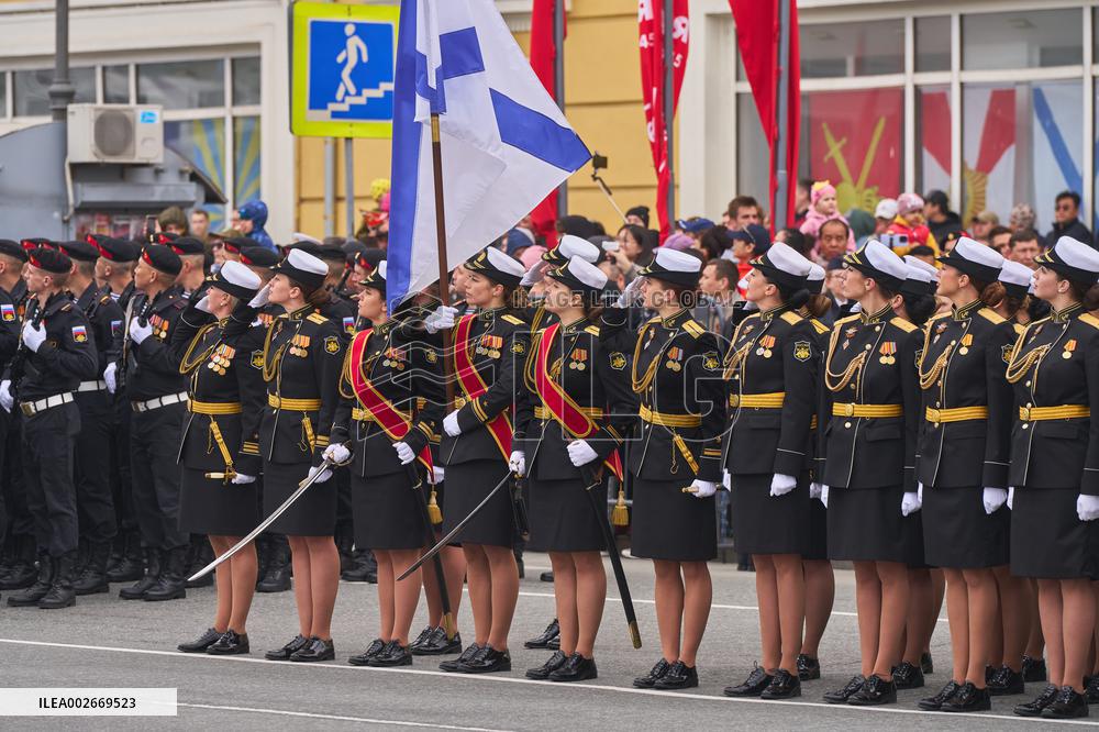 RUSSIA-VLADIVOSTOK-VICTORY DAY-PARADE