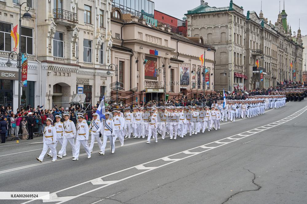 RUSSIA-VLADIVOSTOK-VICTORY DAY-PARADE